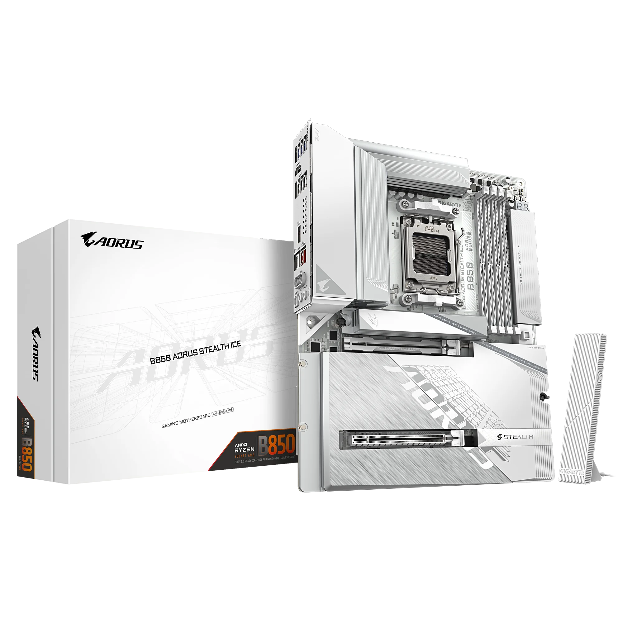 Gigabyte Gb B850 AorusStealth Whi+Wifi