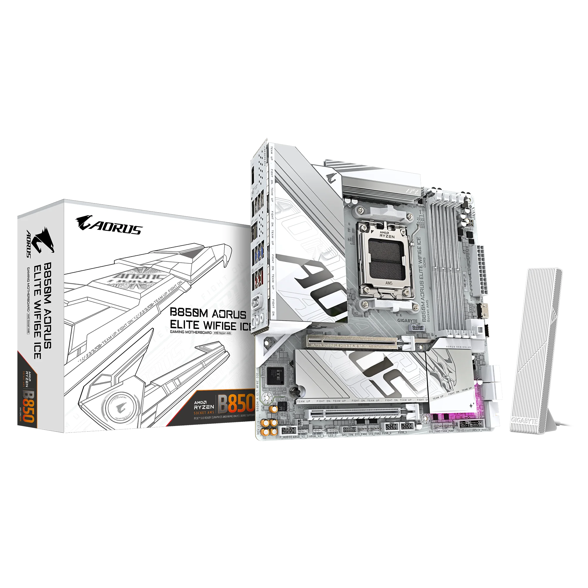 Gigabyte Gb B850M Aorus Elite Whi+Wifi