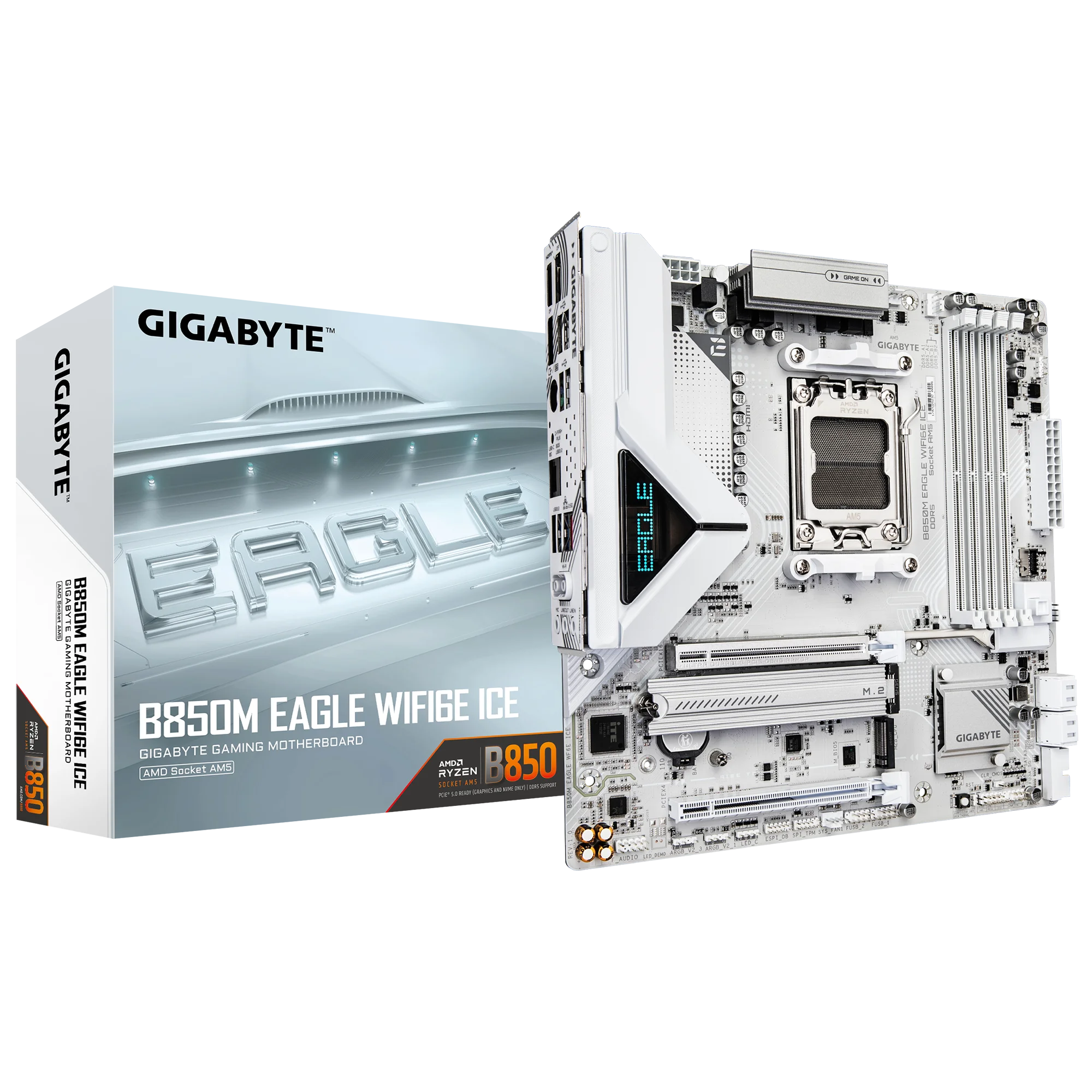 Gigabyte Gb B850M Eagle White(ice)+Wifi