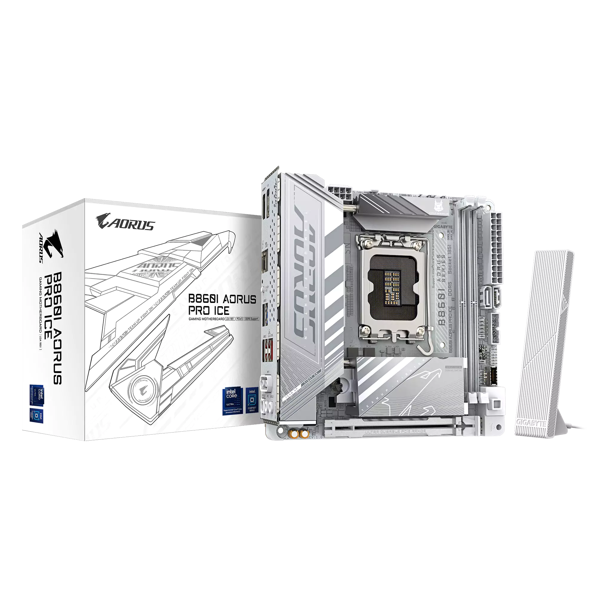 Gigabyte Gb B860i AorusPro Whi+Wifi iTX