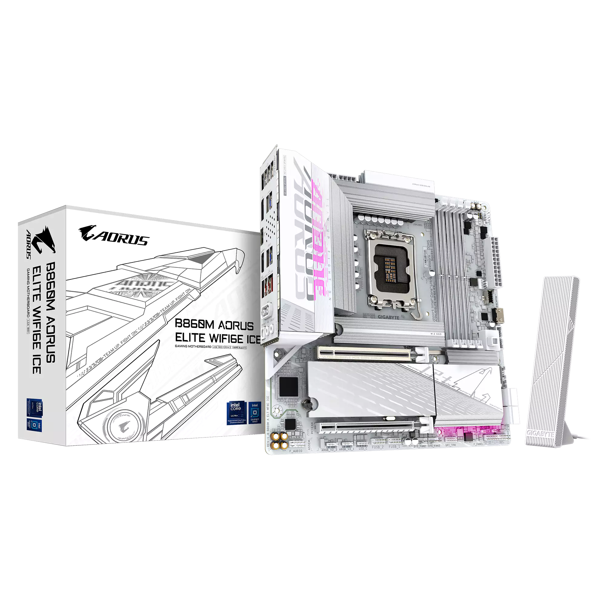 Gigabyte Gb B860M Aorus Elite Whi+Wifi