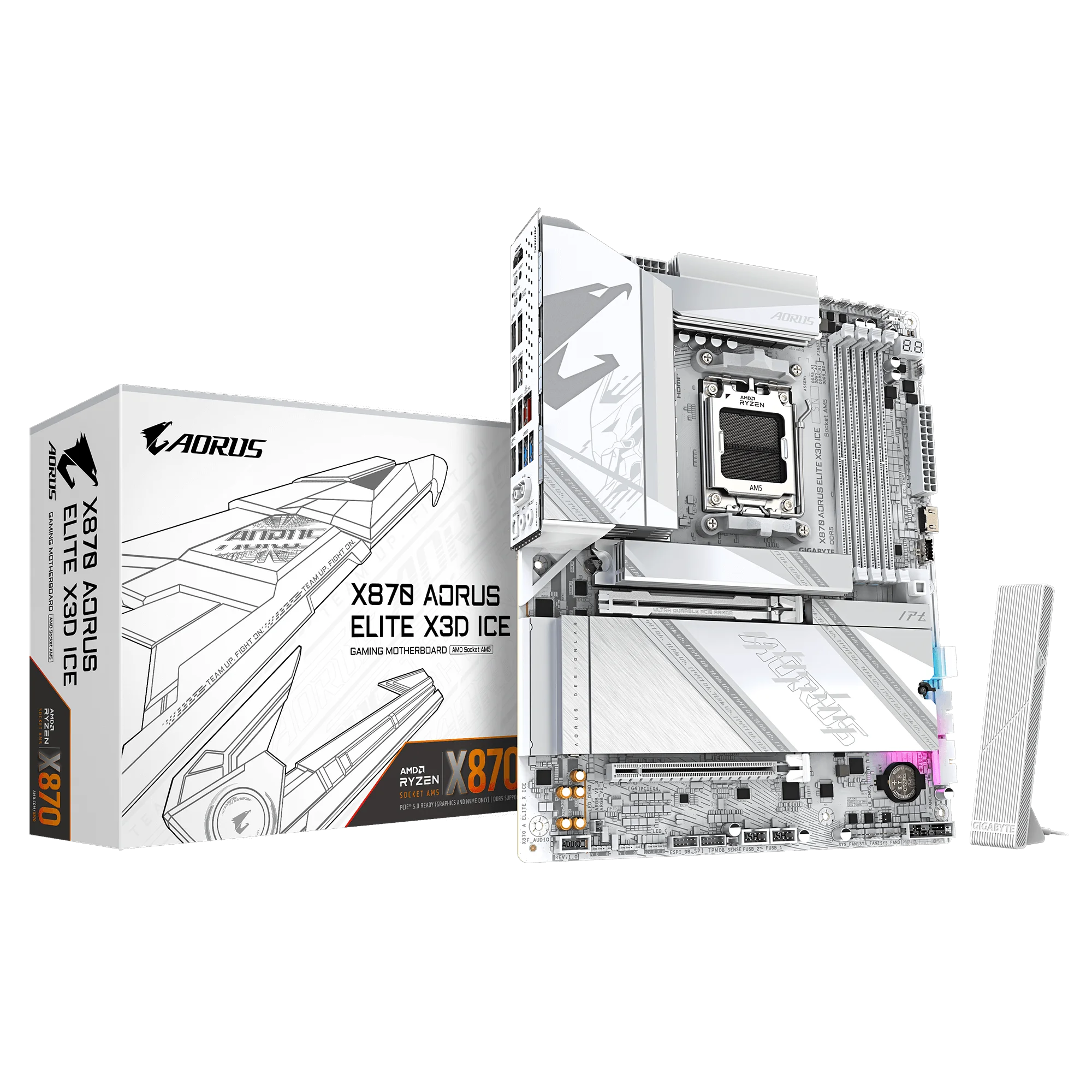 Gigabyte X870 AorusElite X3d Wi/ice+W